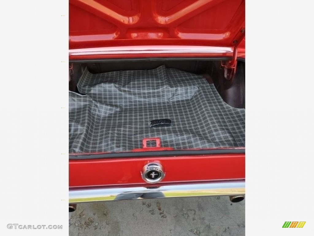 1965 Mustang Coupe - Rangoon Red / White photo #40