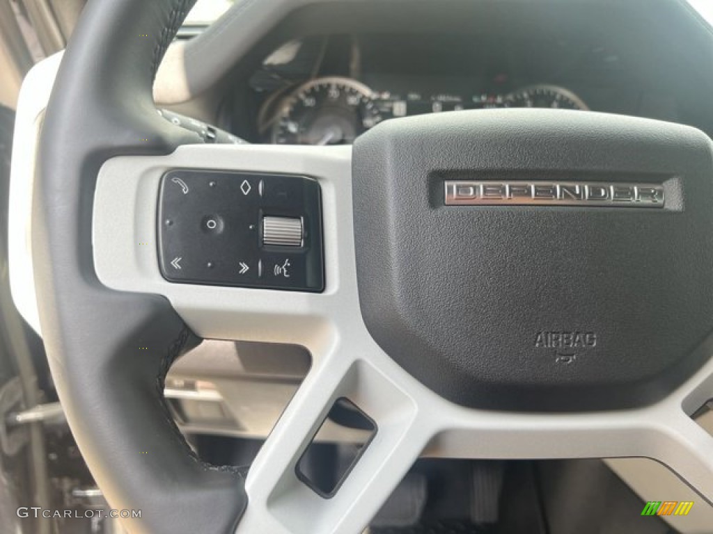2023 Land Rover Defender 110 S Ebony Steering Wheel Photo #145016041