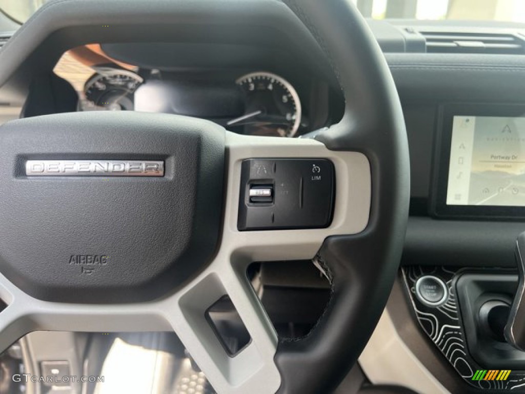 2023 Land Rover Defender 110 S Ebony Steering Wheel Photo #145016047