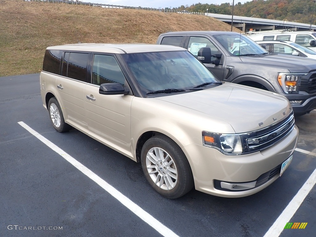 White Gold 2017 Ford Flex SEL Exterior Photo #145017409