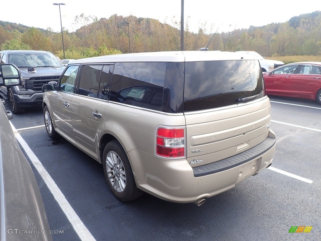 White Gold 2017 Ford Flex SEL Exterior Photo #145017499