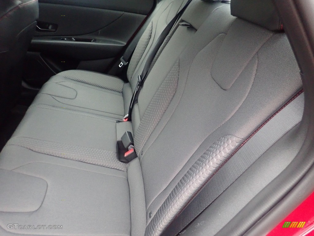 Black Interior 2023 Hyundai Elantra N-Line Photo #145017565