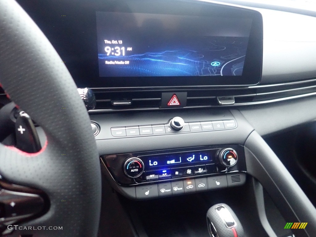 2023 Elantra N-Line - Scarlet Red Pearl / Black photo #17