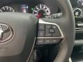 2022 Toyota Highlander Graphite Interior Steering Wheel Photo