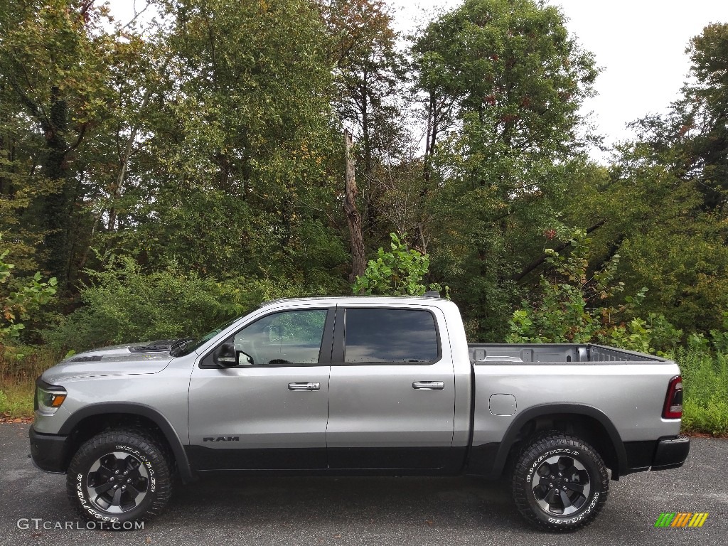 Billet Silver Metallic 2022 Ram 1500 Rebel Crew Cab 4x4 Exterior Photo #145018162