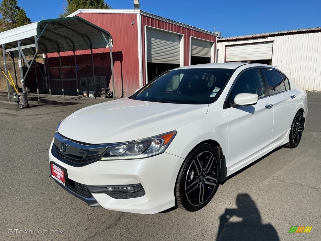 2016 Accord Sport Sedan - White Orchid Pearl / Black photo #3