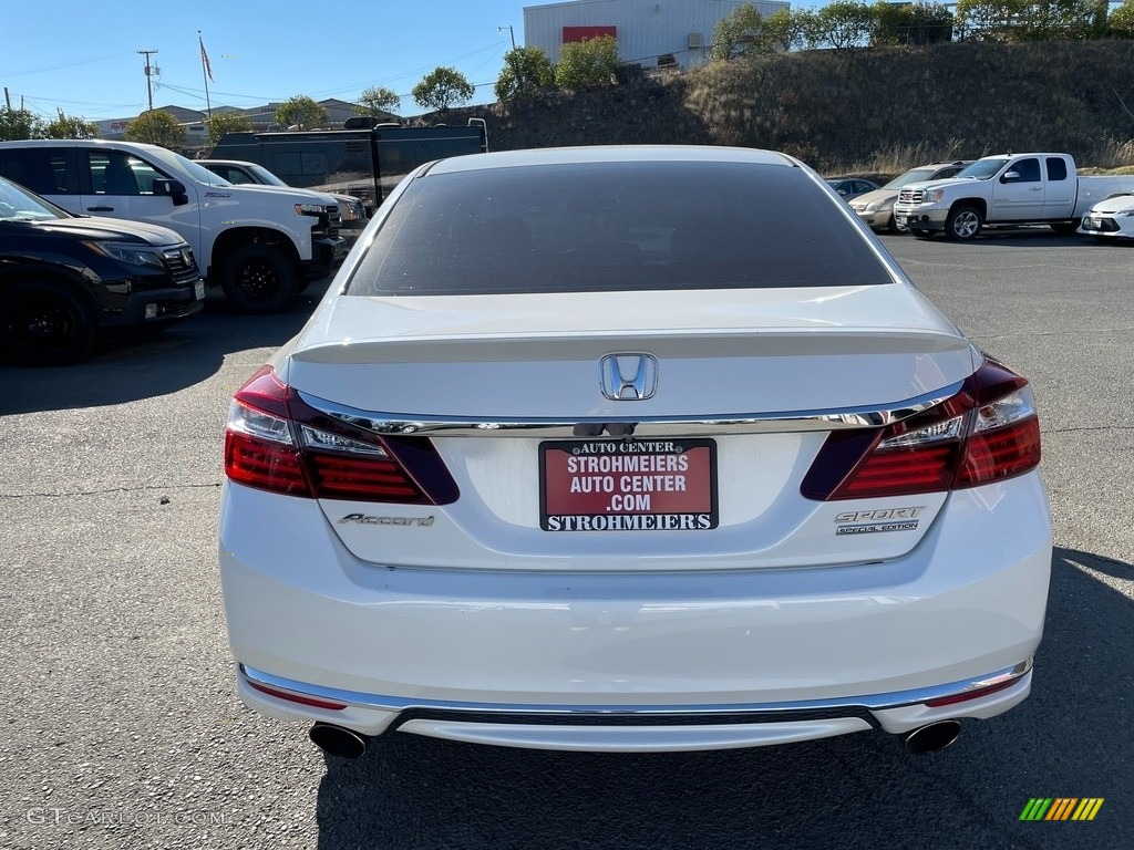 2016 Accord Sport Sedan - White Orchid Pearl / Black photo #5