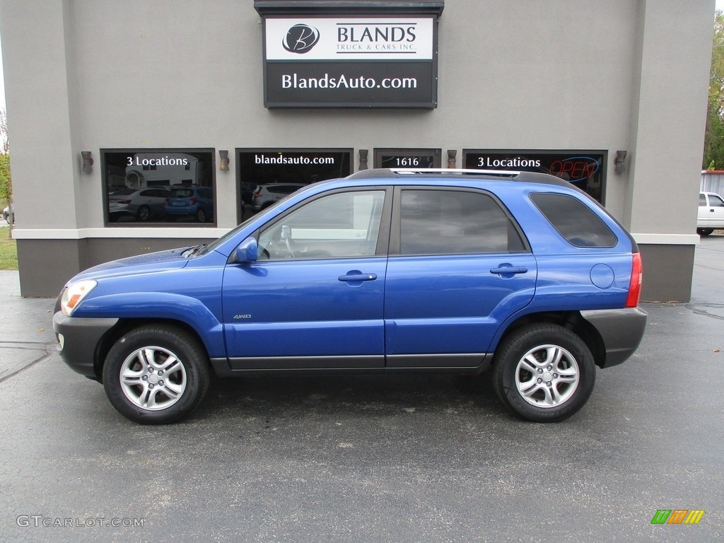 2005 Sportage EX 4WD - Smart Blue / Black photo #1