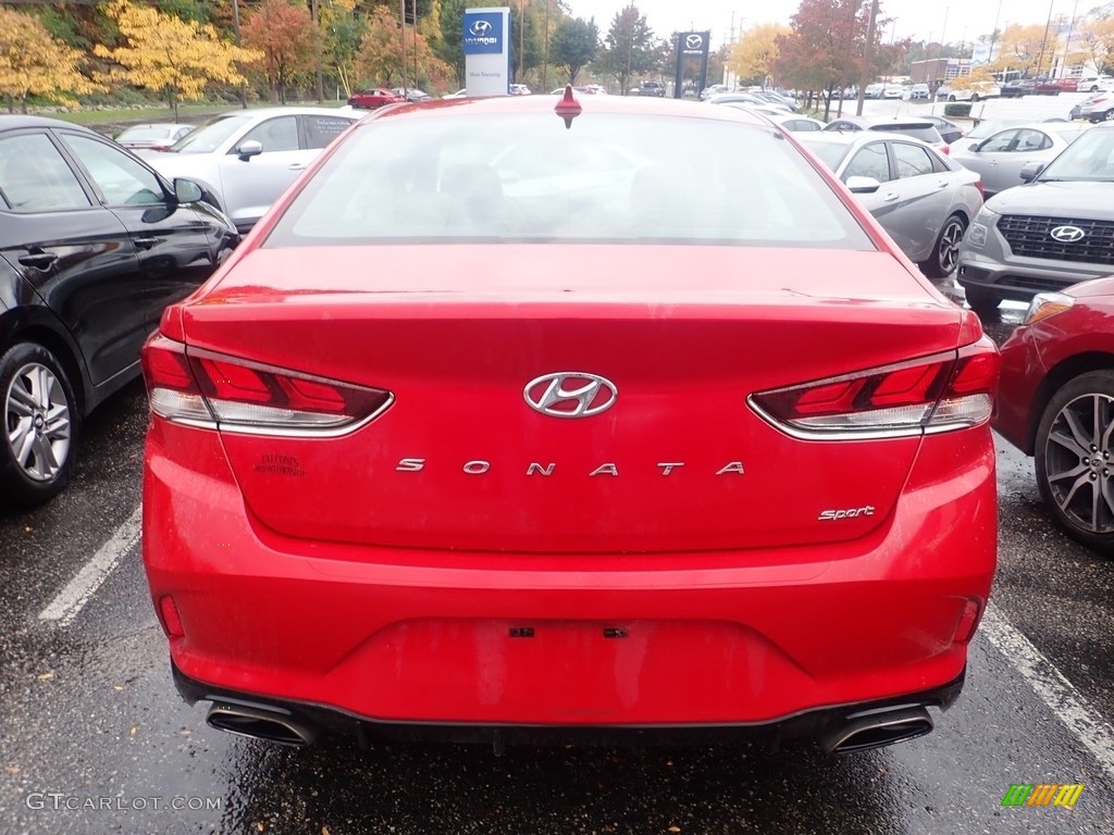 2019 Sonata Sport - Scarlet Red / Black photo #3