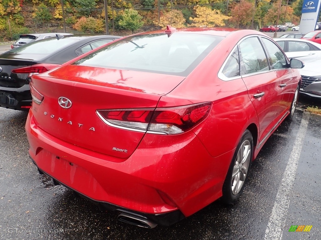 2019 Sonata Sport - Scarlet Red / Black photo #4