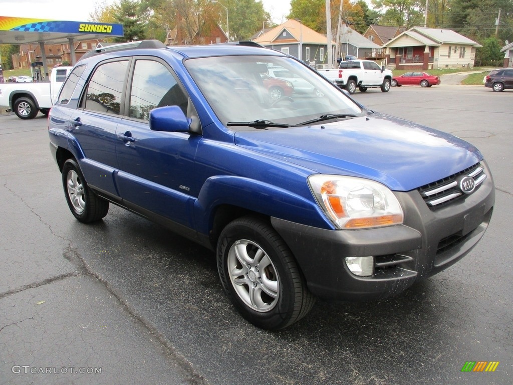 2005 Sportage EX 4WD - Smart Blue / Black photo #5