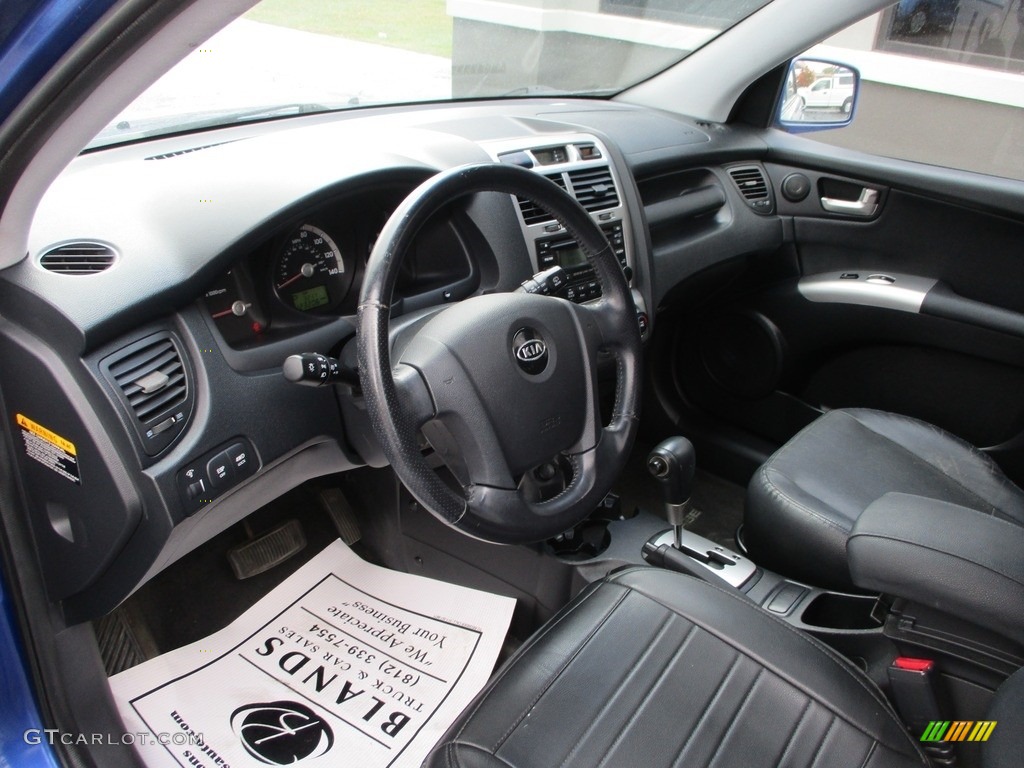 2005 Sportage EX 4WD - Smart Blue / Black photo #6