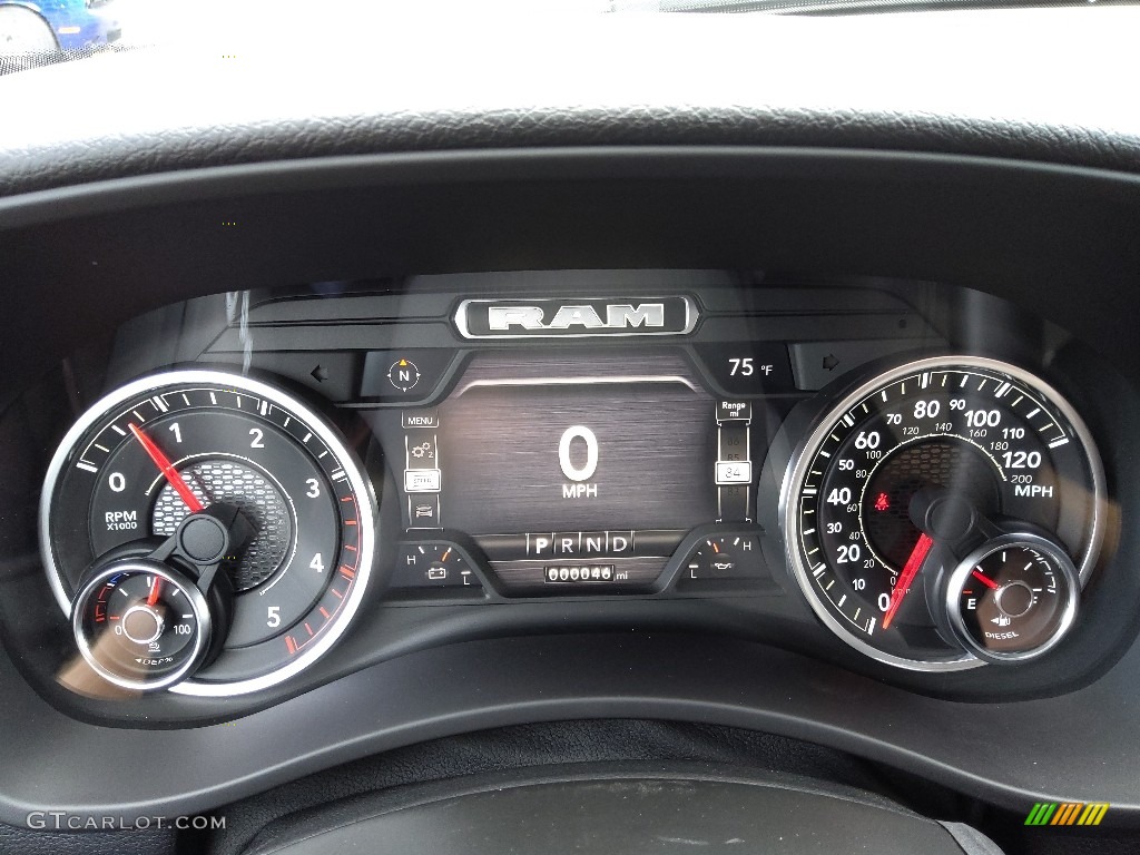 2022 Ram 2500 Big Horn Crew Cab 4x4 Gauges Photo #145020568