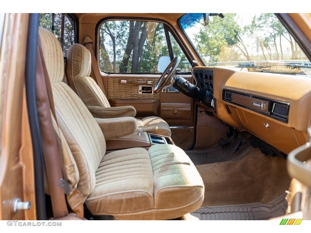 Tan Interior 1979 Chevrolet C/K C10 Big-10 Scottsdale Regular Cab Photo #145020679