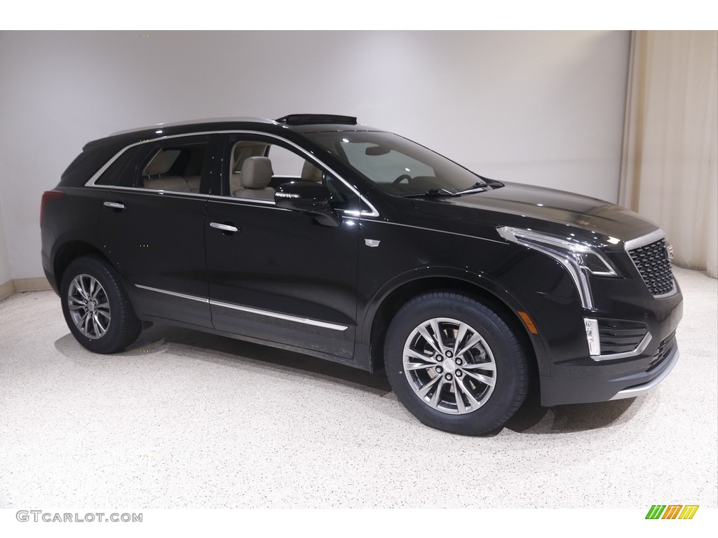 Stellar Black Metallic 2021 Cadillac XT5 Premium Luxury AWD Exterior Photo #145021030