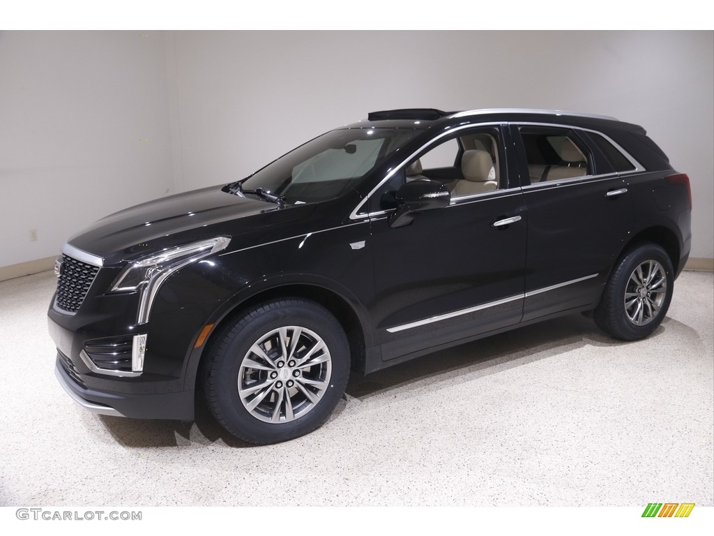 Stellar Black Metallic 2021 Cadillac XT5 Premium Luxury AWD Exterior Photo #145021036