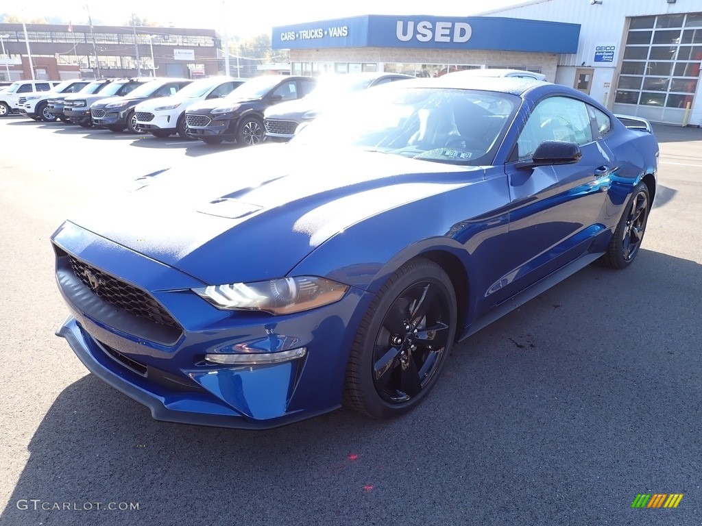 2022 Mustang Ecoboost Premium Fastback - Atlas Blue Metallic / Ebony photo #4