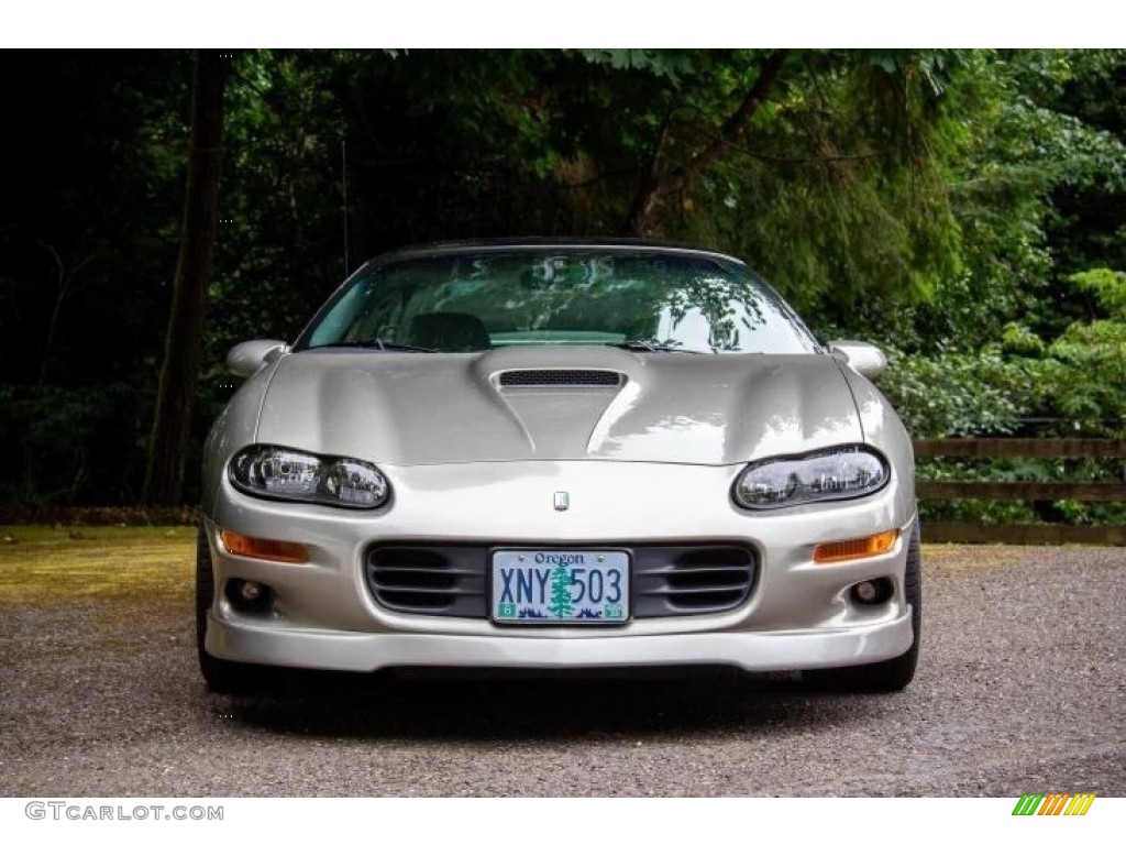 Light Pewter Metallic 2000 Chevrolet Camaro Z28 SS Coupe Exterior Photo #145022855