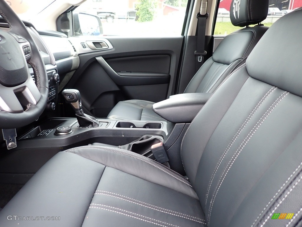 Ebony Interior 2021 Ford Ranger XLT Rocky Ridge SuperCrew 4x4 Photo #145023122