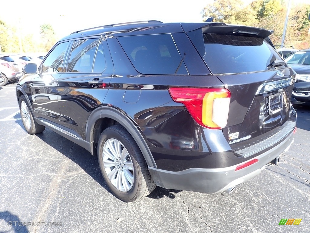 2020 Explorer Limited 4WD - Agate Black Metallic / Ebony photo #3
