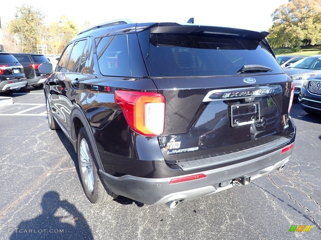 2020 Explorer Limited 4WD - Agate Black Metallic / Ebony photo #4