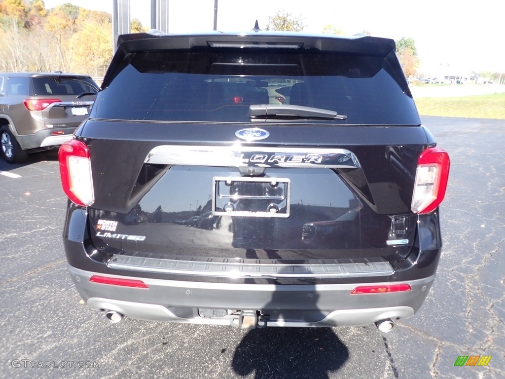 2020 Explorer Limited 4WD - Agate Black Metallic / Ebony photo #5