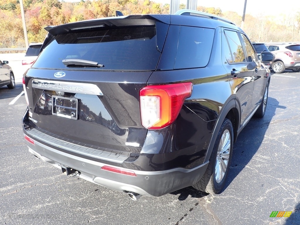 2020 Explorer Limited 4WD - Agate Black Metallic / Ebony photo #6