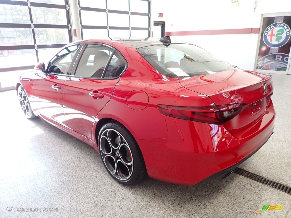 2023 Giulia Sprint - Alfa Rosso (Red) / Black/Tan photo #2