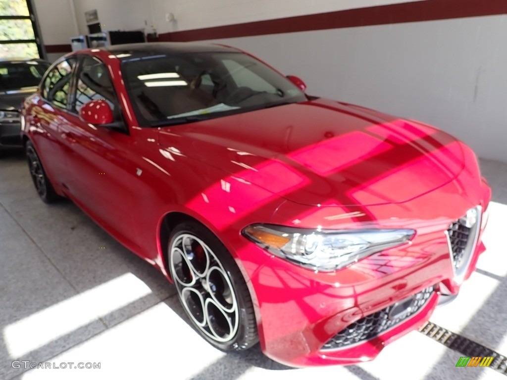 2023 Giulia Sprint - Alfa Rosso (Red) / Black/Tan photo #6