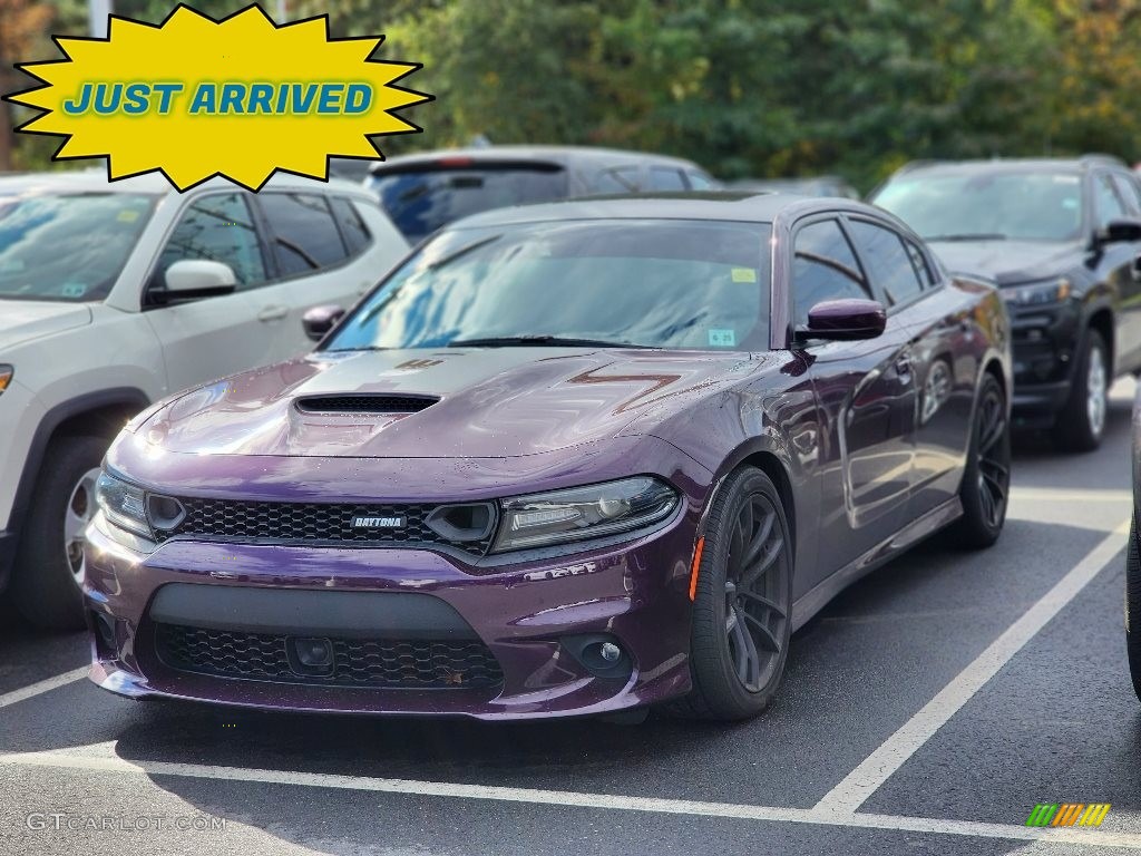 2020 Charger Scat Pack - Hellraisin / Black photo #1