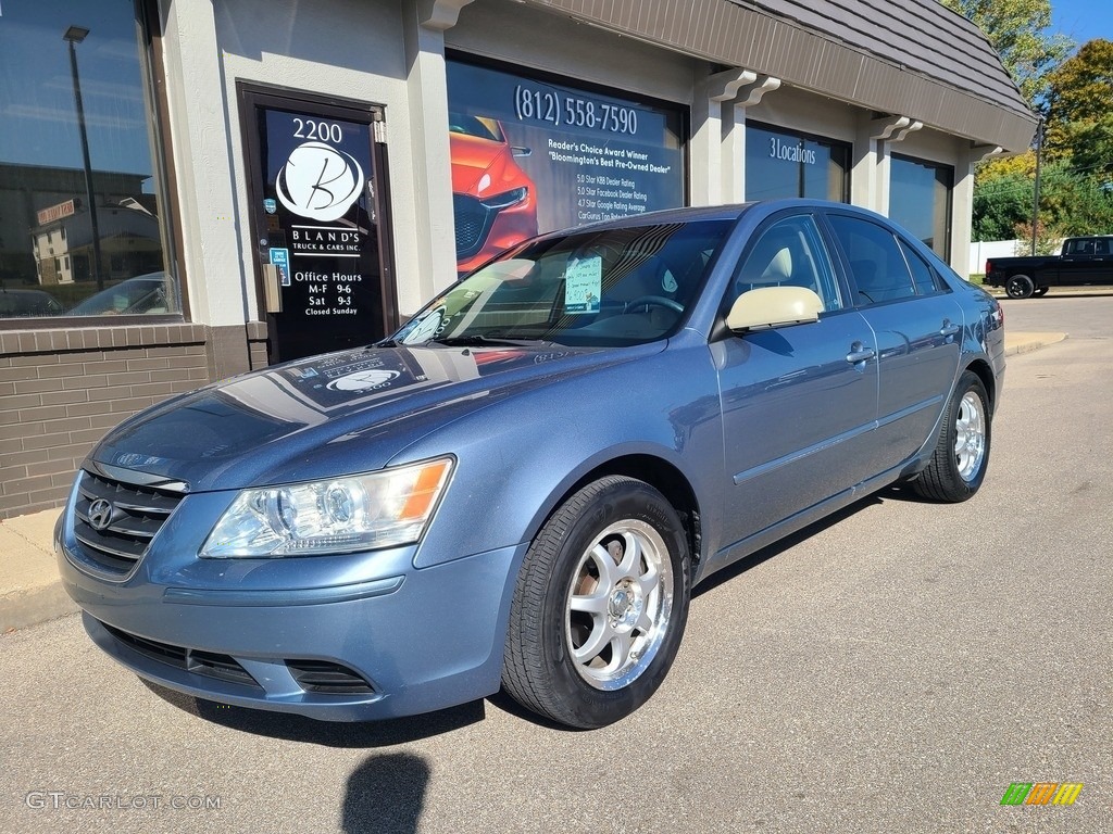 2009 Sonata GLS - Medium Silver Blue / Camel photo #2
