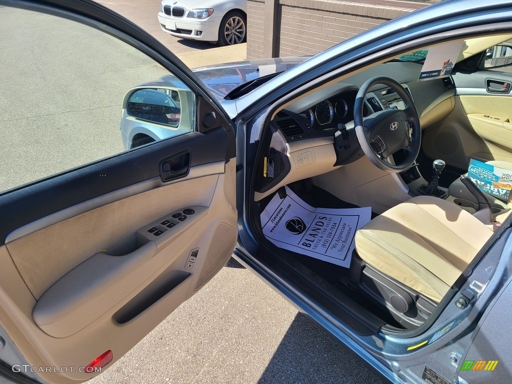 2009 Sonata GLS - Medium Silver Blue / Camel photo #3