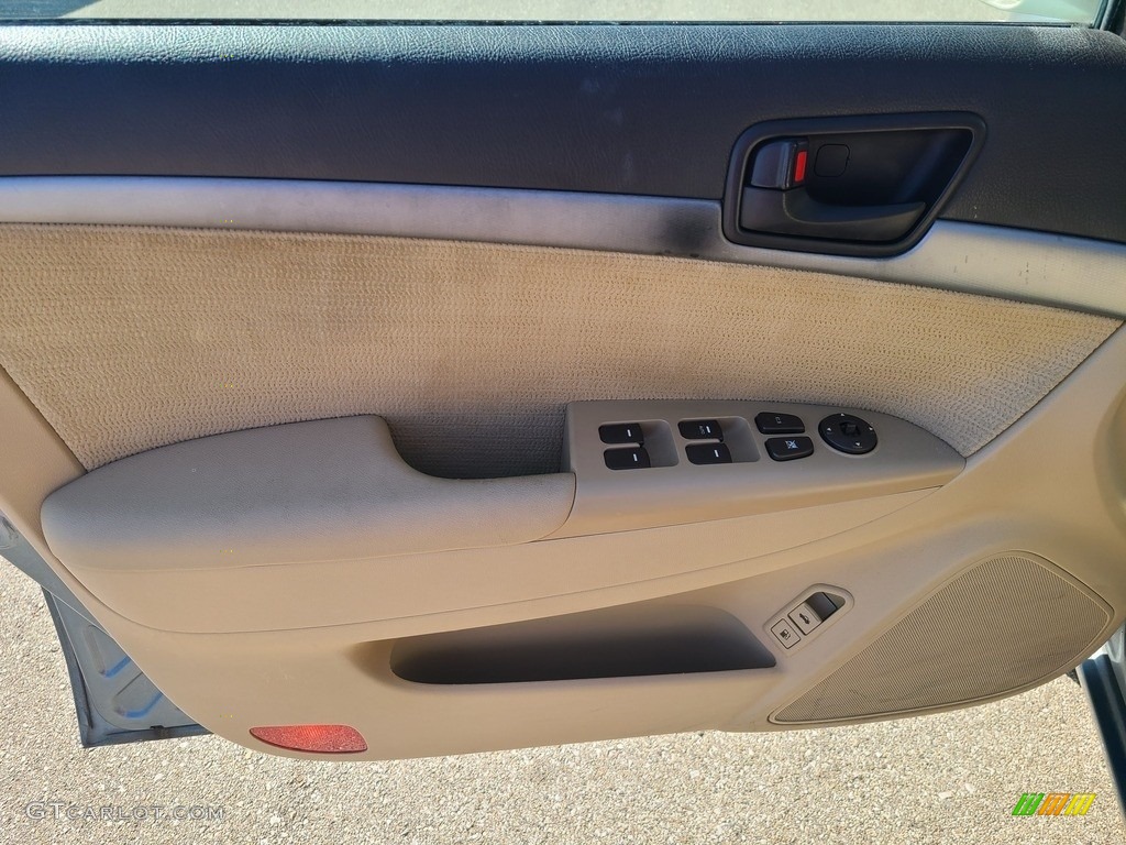 2009 Sonata GLS - Medium Silver Blue / Camel photo #5