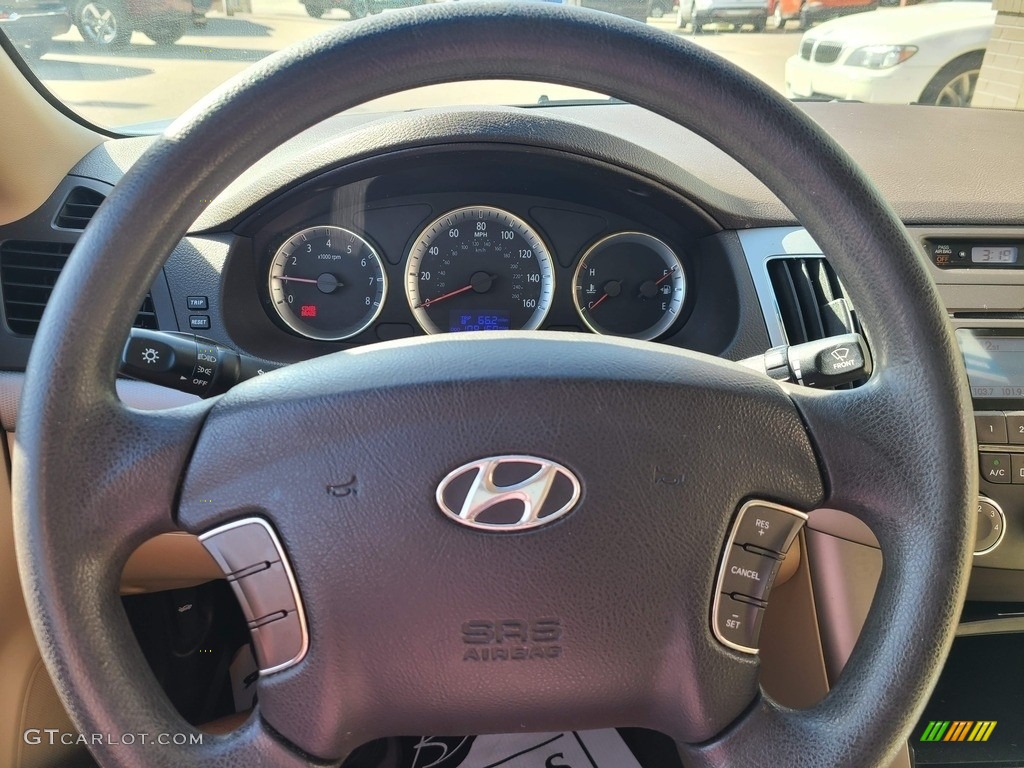 2009 Sonata GLS - Medium Silver Blue / Camel photo #9