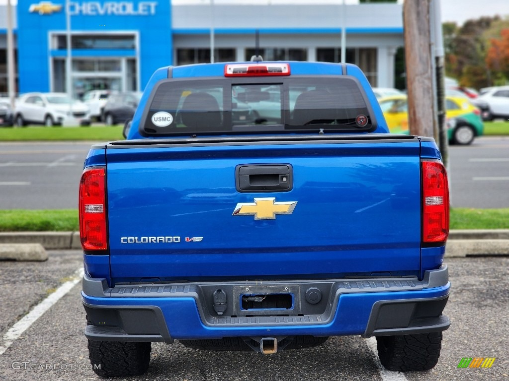 2018 Colorado Z71 Crew Cab 4x4 - Kinetic Blue Metallic / Jet Black photo #8