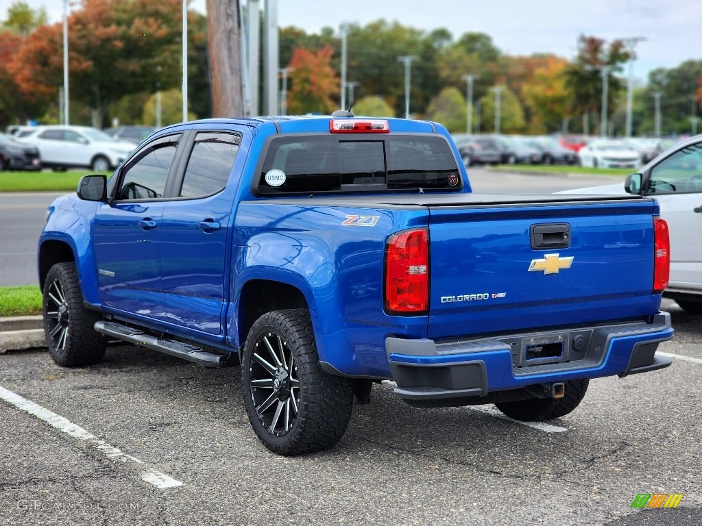 2018 Colorado Z71 Crew Cab 4x4 - Kinetic Blue Metallic / Jet Black photo #10