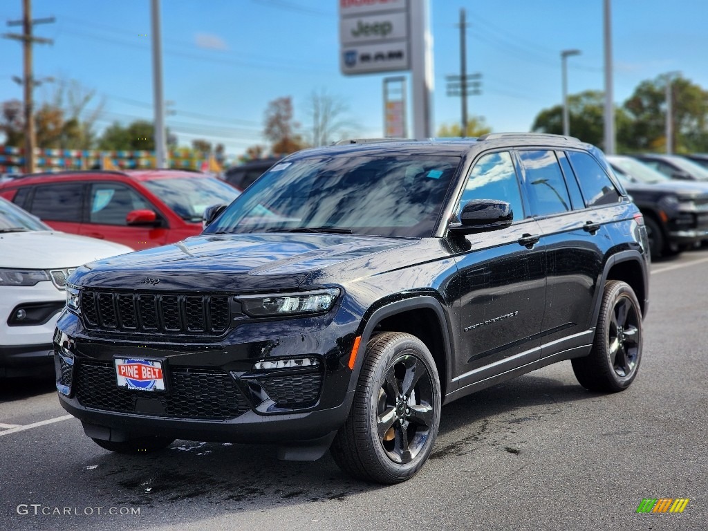 Diamond Black Crystal Pearl 2023 Jeep Grand Cherokee Limited 4x4 Exterior Photo #145024955