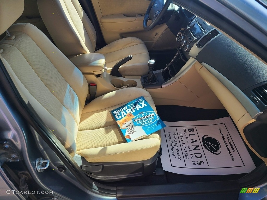 2009 Sonata GLS - Medium Silver Blue / Camel photo #33