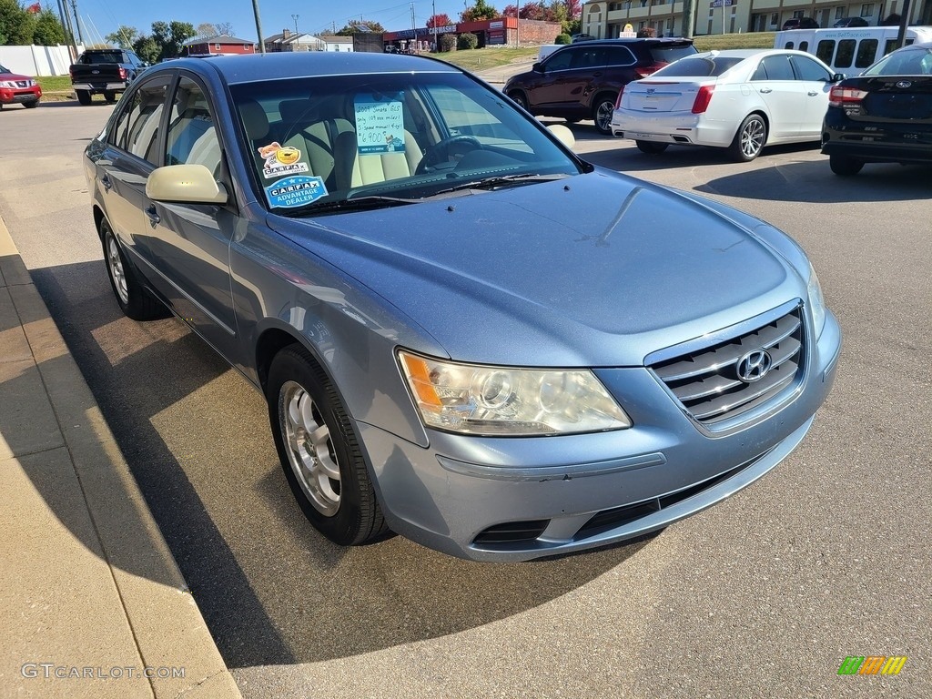 2009 Sonata GLS - Medium Silver Blue / Camel photo #35