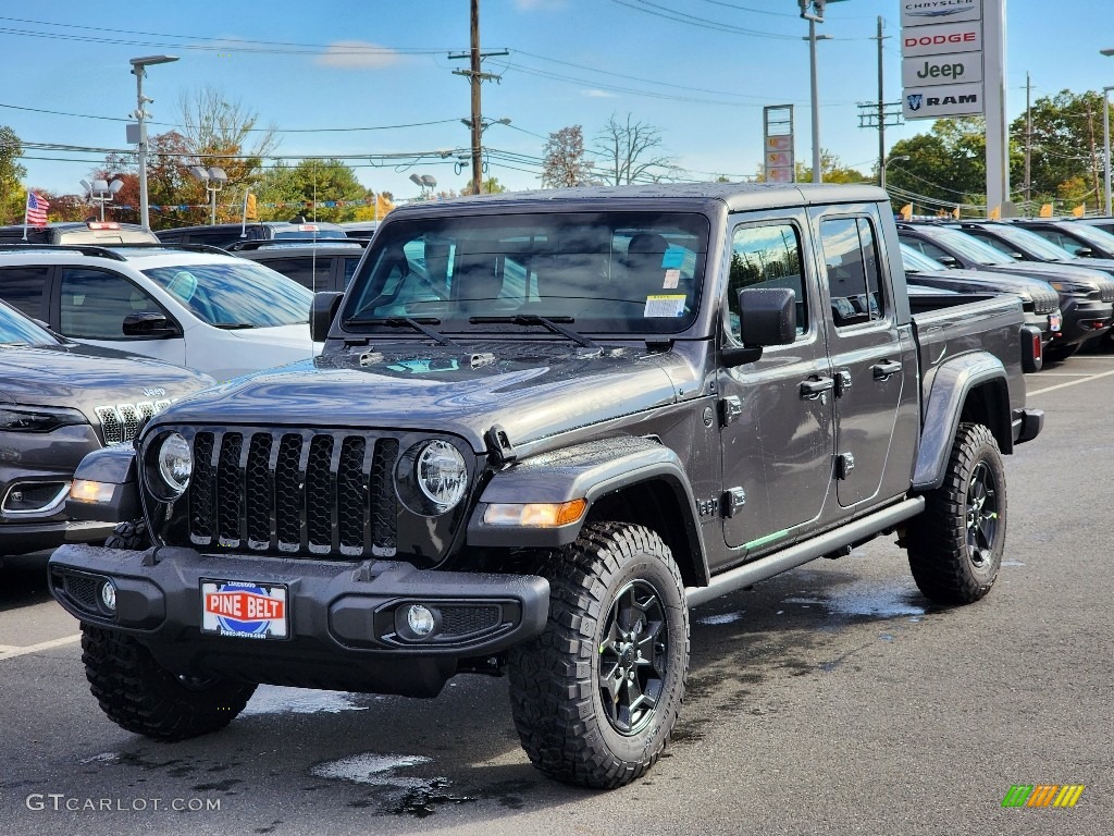 2023 Gladiator Willys 4x4 - Granite Crystal Metallic / Black photo #1