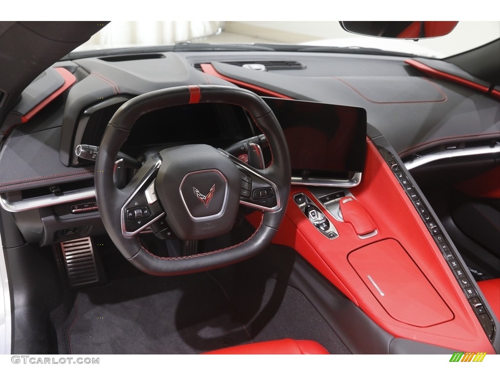 2021 Chevrolet Corvette Stingray Coupe Adrenaline Red Dashboard Photo #145025528