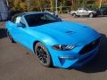 Grabber Blue Metallic 2022 Ford Mustang Ecoboost Premium Convertible Exterior