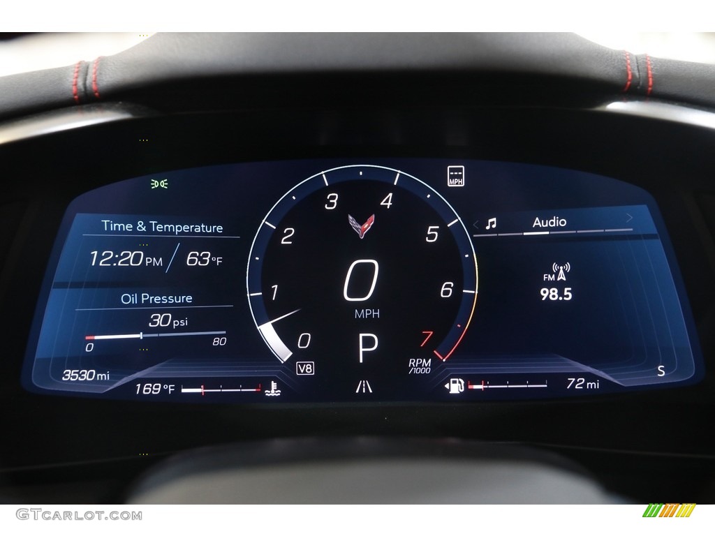 2021 Chevrolet Corvette Stingray Coupe Gauges Photo #145025546