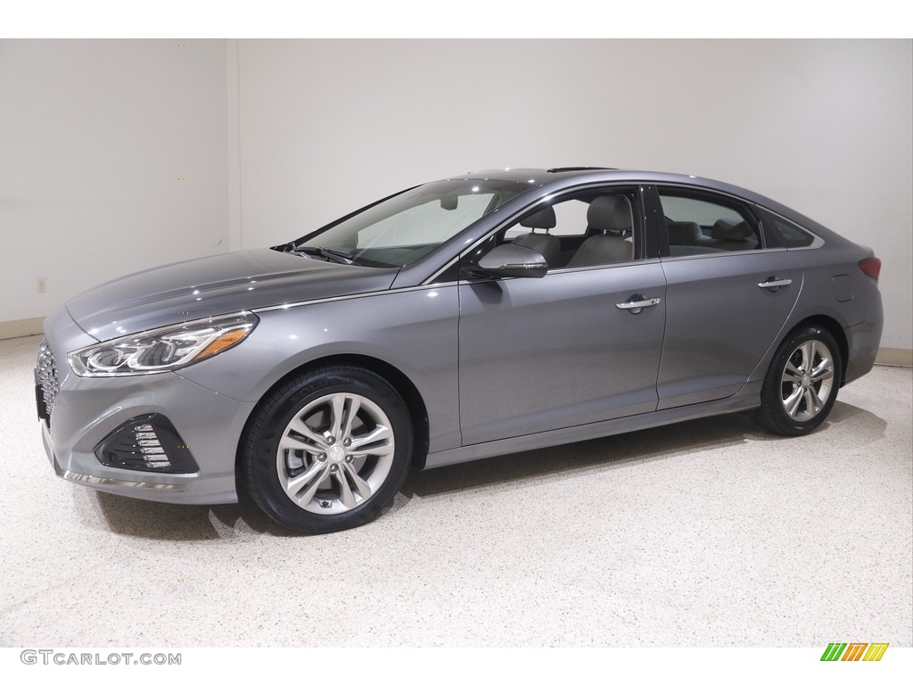 2019 Sonata Limited - Machine Gray / Gray photo #3