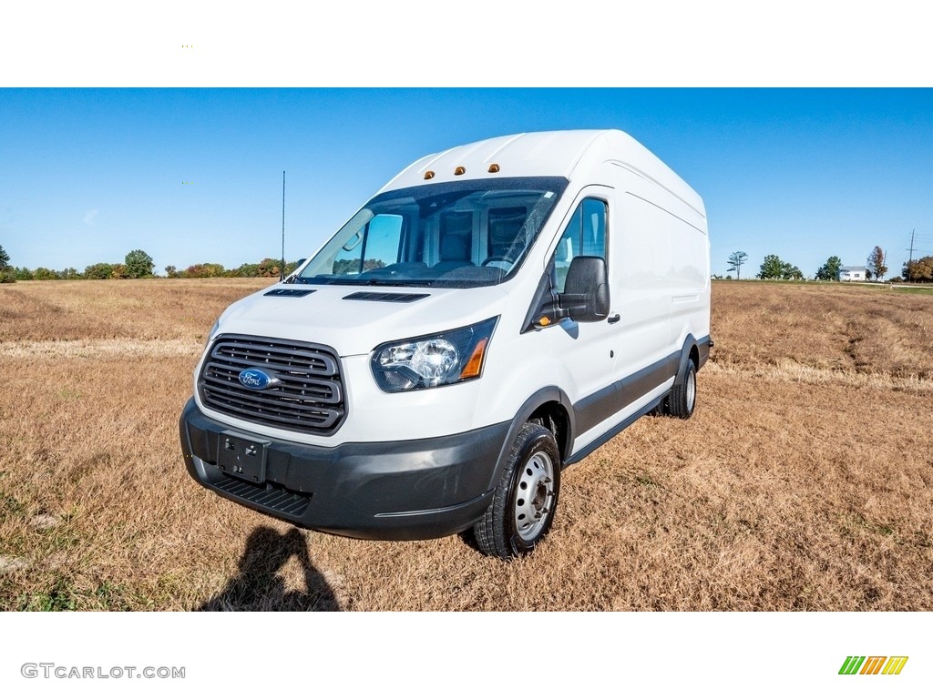 Oxford White 2018 Ford Transit Van 350 HR Extended Exterior Photo #145026875