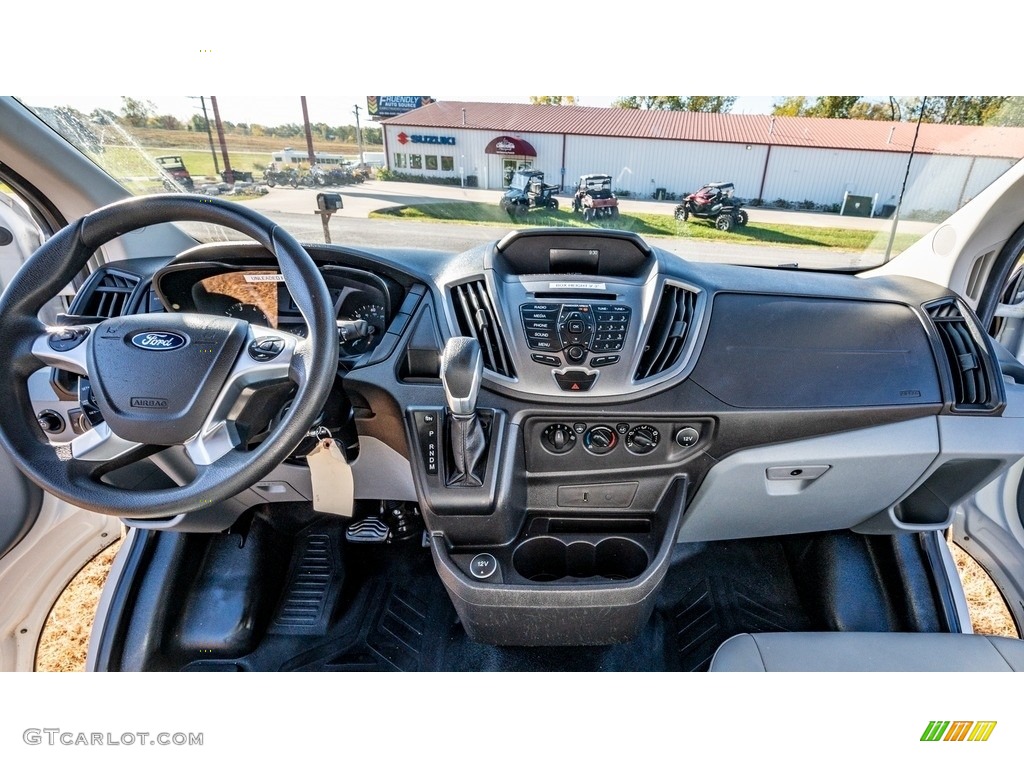 2018 Ford Transit Van 350 HR Extended Pewter Dashboard Photo #145027217