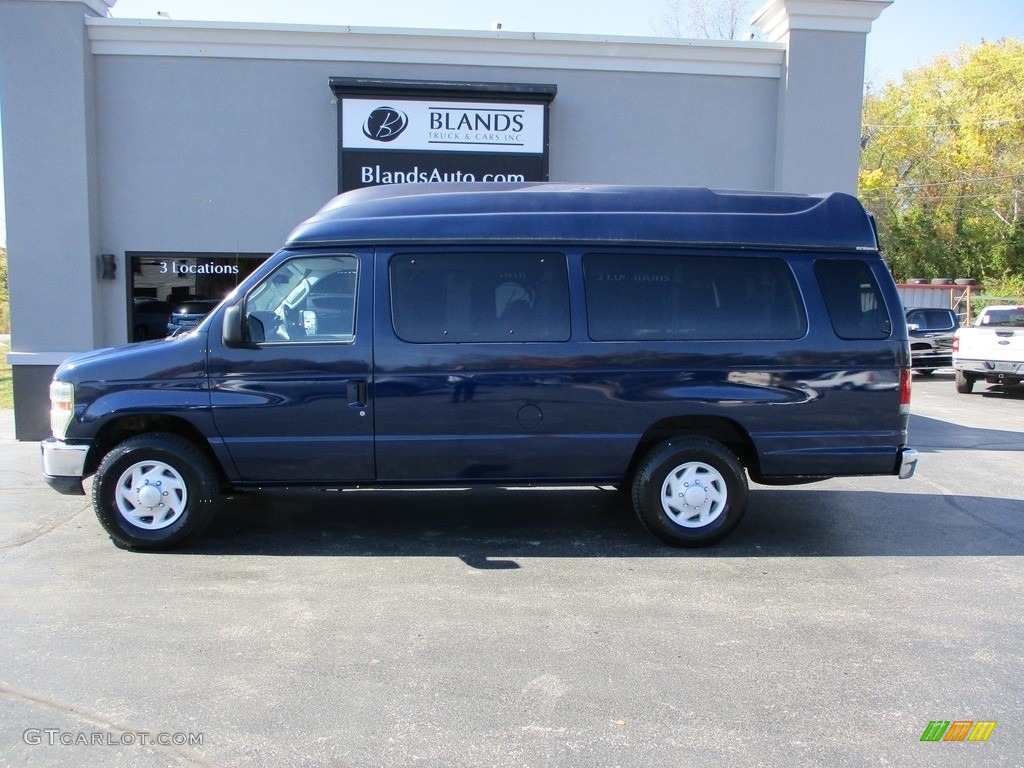 Dark Blue Pearl Ford E Series Van