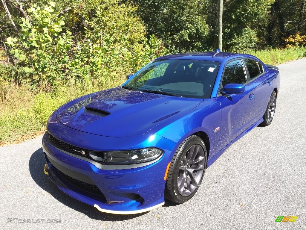 2022 Charger Scat Pack - Indigo Blue / Black photo #2