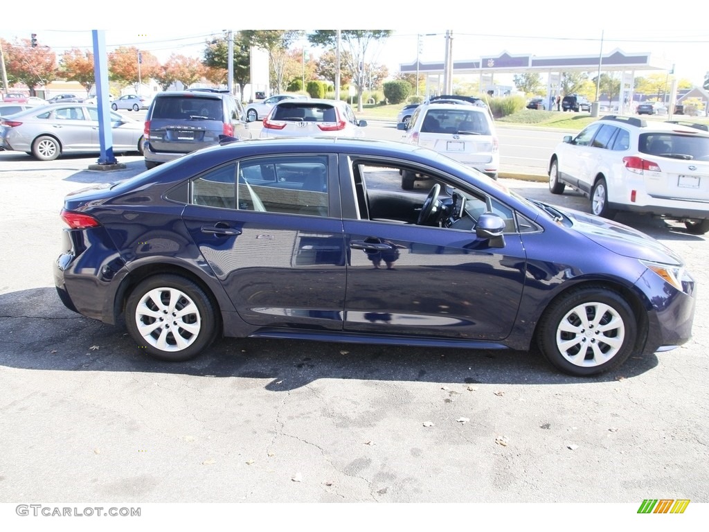 2020 Corolla LE - Blueprint / Black photo #4