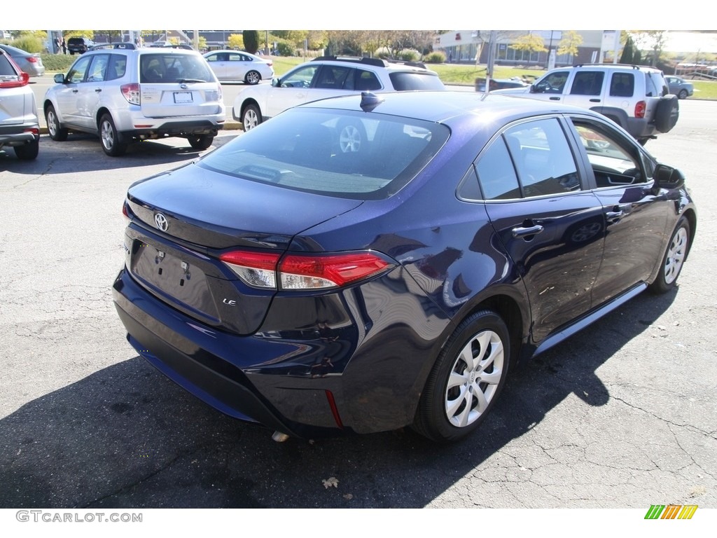 2020 Corolla LE - Blueprint / Black photo #5